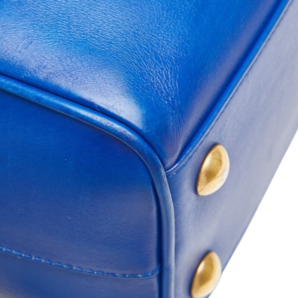 Saint Laurent Classic Baby Duffle bag cobalt blue calfskin leather - Picture 8 of 9